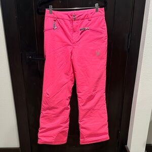 Spyder Kids Neon Pink Winter Pants